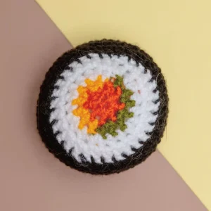 Handknit Squeaky Sushi Dog Toy (FINAL SALE)