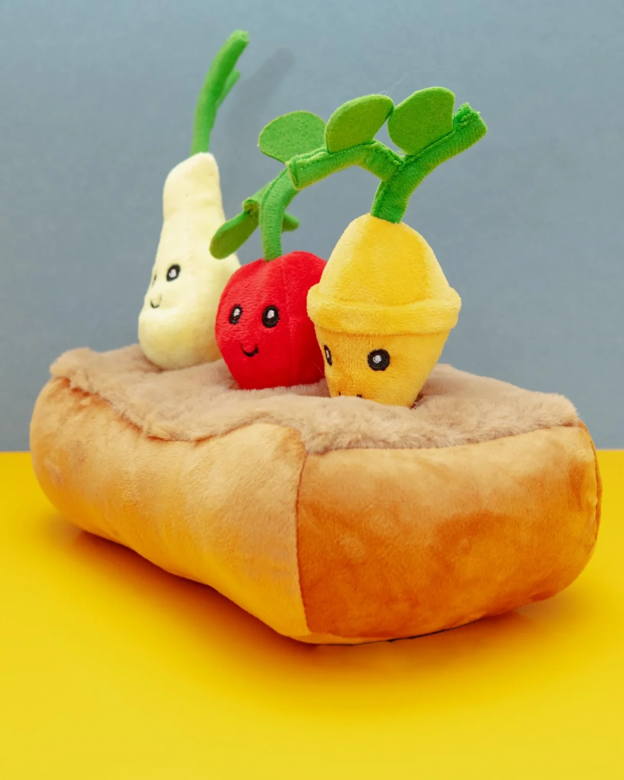 Vegetable Garden Interactive Plush Dog Toy - Image 2