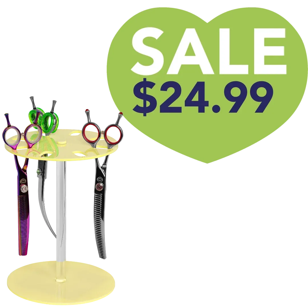 8 Scissor Tabletop Holder Yellow by PetStore.Direct