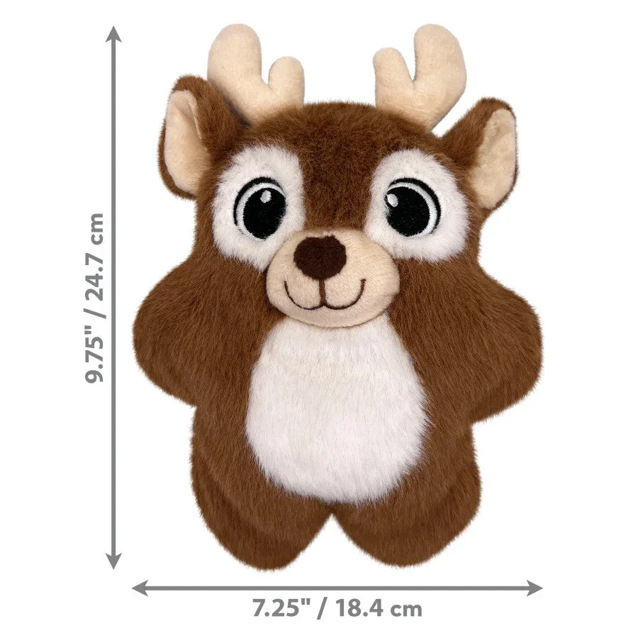 KONG Holiday Snuzzles Dog Toy Reindeer, Medium - Image 2