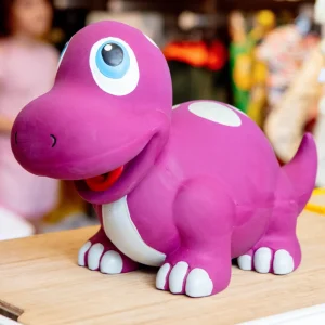Naturflex Latex Betty Brontosaurus Squeaky Dog Toy (12")