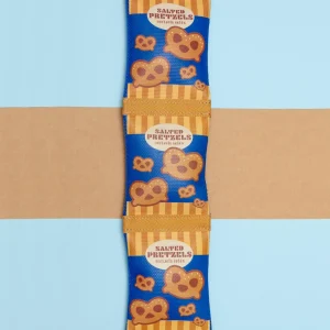 Super Firehose Pretzel Squeaky Dog Toy