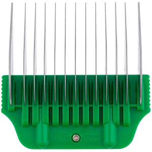 #C 7/8" Green Wide Attachment Comb 22 mm by Zolitta