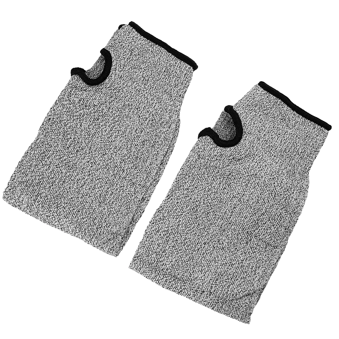 Set of 2 Gray Cut Resistant 18" Sleeves For Cat Protection - Image 2
