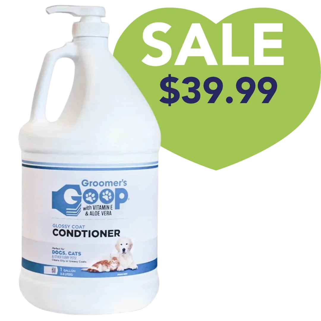 Glossy Coat Conditioner 1 Gallon with Pump by Groomer's Goop