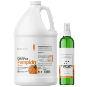 Limited Edition Pumpkin Spice Shampoo Gallon and Perfume 8oz by Nexderma