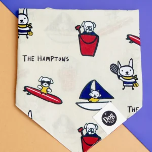 I Heart the Hamptons Dog Bandana (Dog & Co. Exclusive)