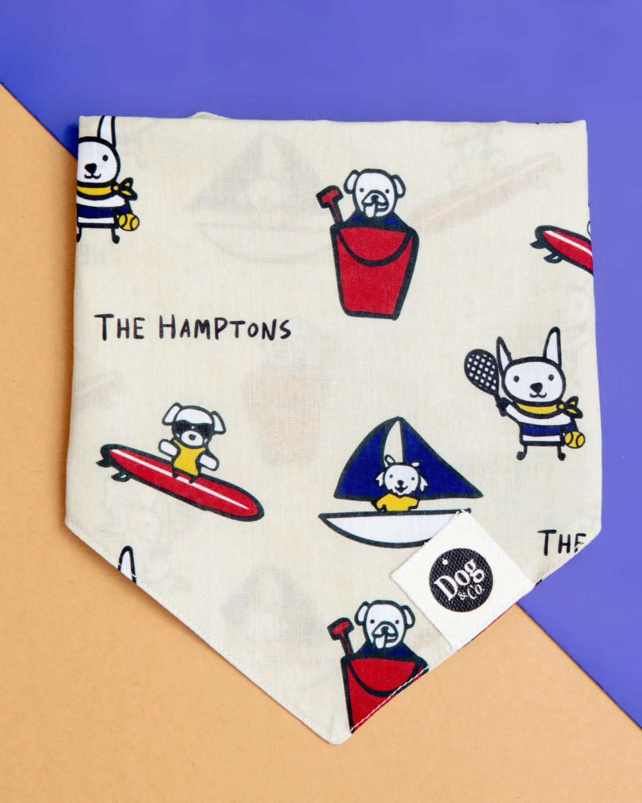 I Heart the Hamptons Dog Bandana (Dog & Co. Exclusive)