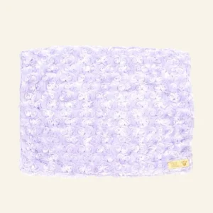French Lavender Curly Sue Dog Plush Blanket (Made in the USA)