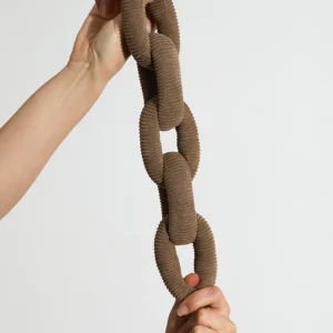 Many Links Plush Dog Toy (No Squeak)