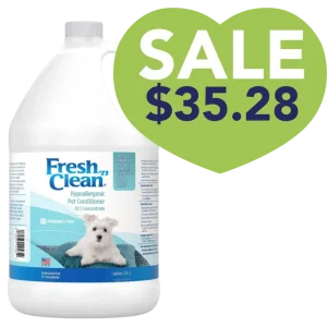 Hypoallergenic Pet Conditioner 15:1 Concentrate Gallon by Fresh 'n Clean