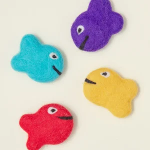 Frank the Reef & Family Wool Small Dog or Cat Toy Set