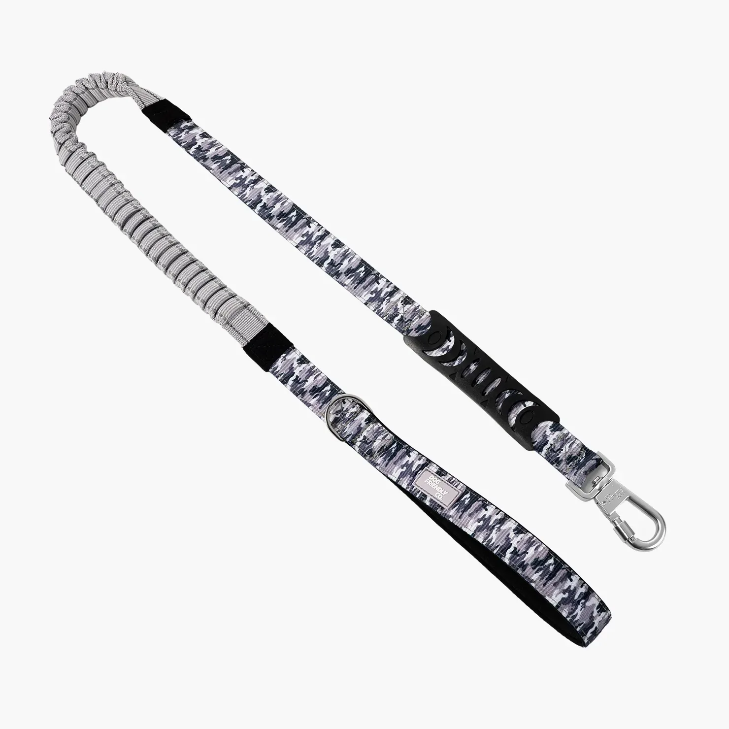 Bungee Dog Leash - Grey Camo