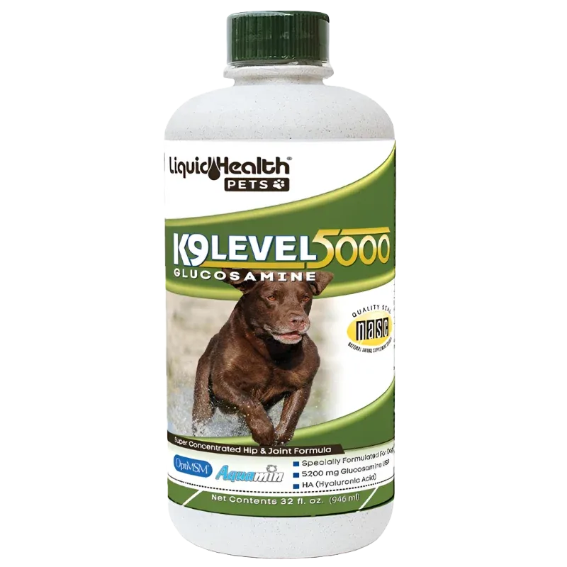 K9 Level 5000 Glucosamine Joint Supplement 32oz by Liquid Health Pets