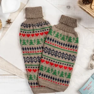 Pine Tree Alpaca Dog Sweater (FINAL SALE)