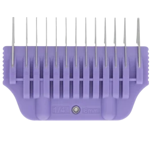 #4 1/4" Purple Wide Snap on Comb by PetStore.Direct