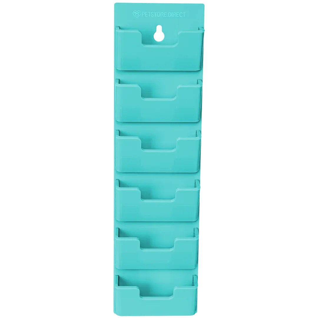 Wall Wide 6 Blades Holder Aqua by PetStore.Direct - Image 2
