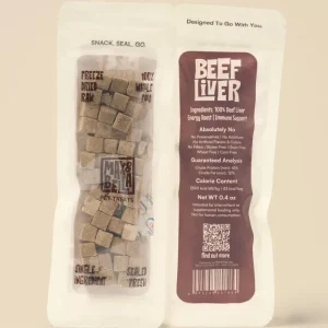 Freeze-Dried Beef Liver On-the-Go Dog Treat Pack