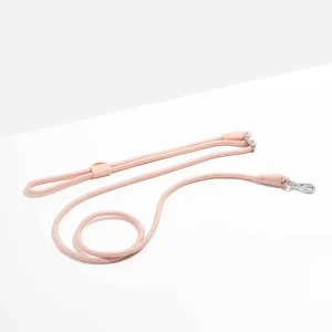 Hands-Free Rope Dog Leash in Blush Pink