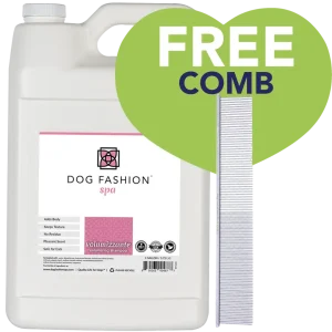 Volumizzante Gallon and 50/50 Fluffing Comb Bundle by Dog Fashion Spa