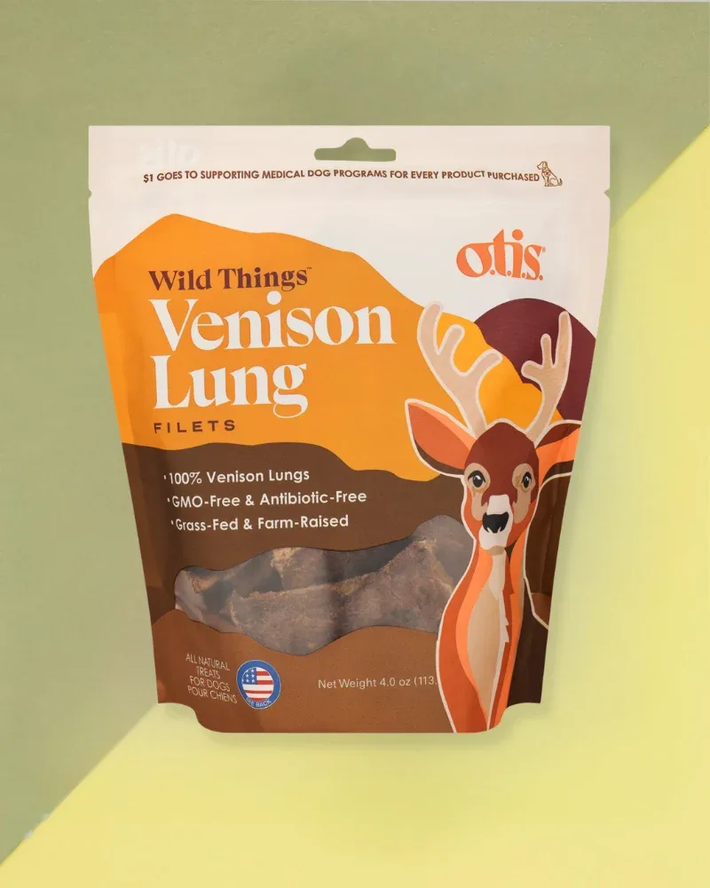 Wild Things Venison Lung Filets Dog Treat