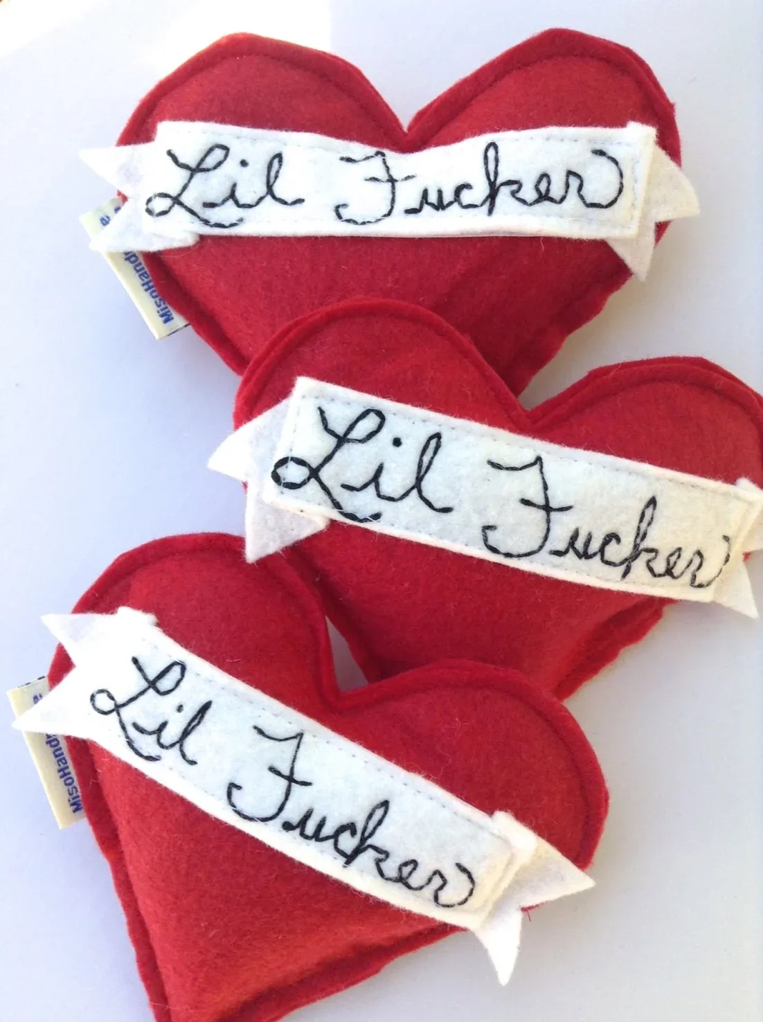 Lil' F****** Heart Cat Toy (Made in the USA)