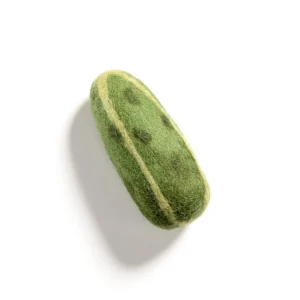 Dill Pickle Wool Felt Dog Toy