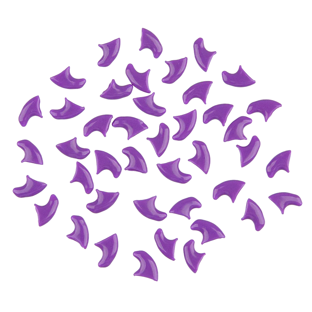 Purple Feline Medium Nail Caps by Soft Claws - Image 2