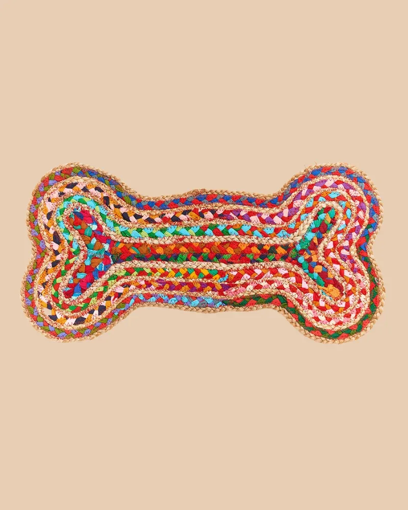 Chindi Blend Woven Dog Mat (Made in India) - Image 2