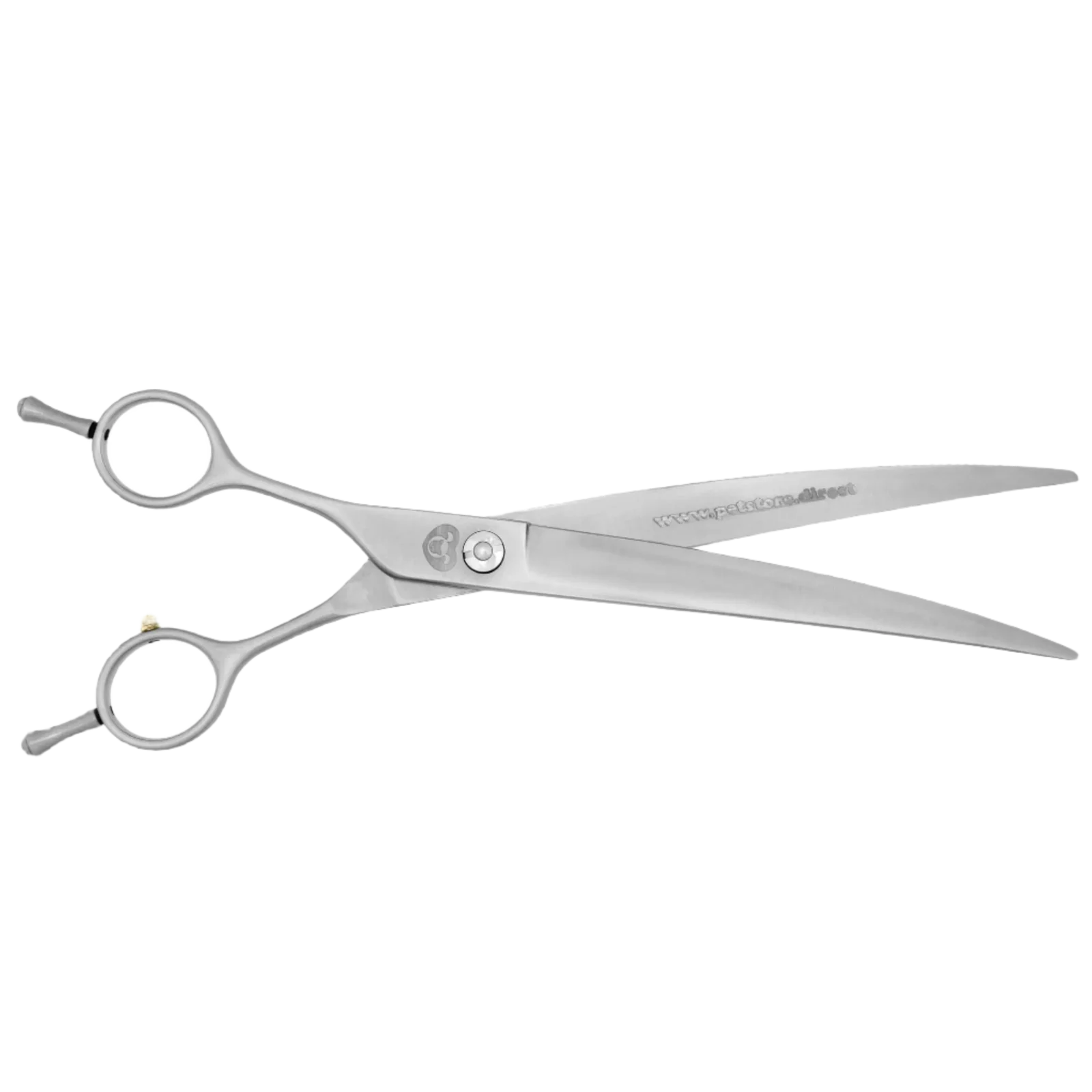 7" Premium Curve Left-Handed Grooming Shears by PetStore.Direct