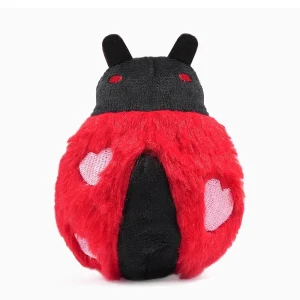 LoveBug Lady Bug 2-in-1 Squeaky Dog Toy