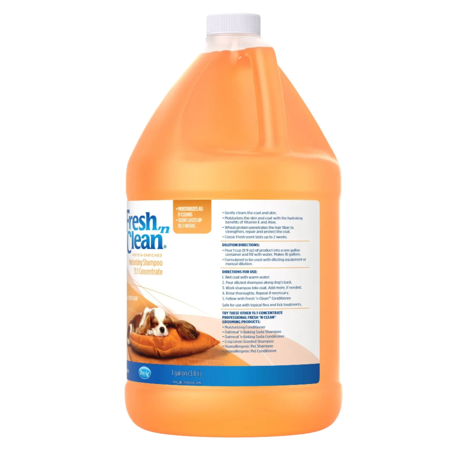 Moisturizing Shampoo Classic Fresh Scent 15:1 Concentrate Gallon by Fresh 'n Clean - Image 2