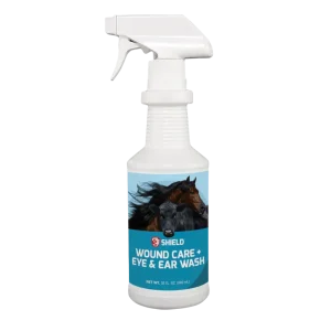Equine/Cattle Wound Care + Eye & Ear Wash 32oz by Shield