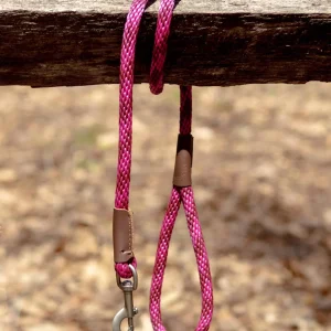 Snap Leash in Ruby (Made in the USA)