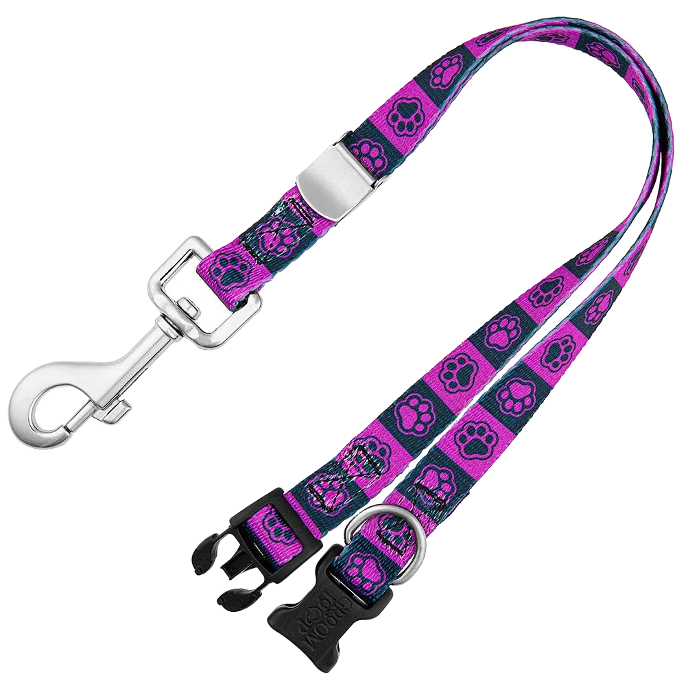 16" Polyester Loop Purple Checkers by Groom Loop