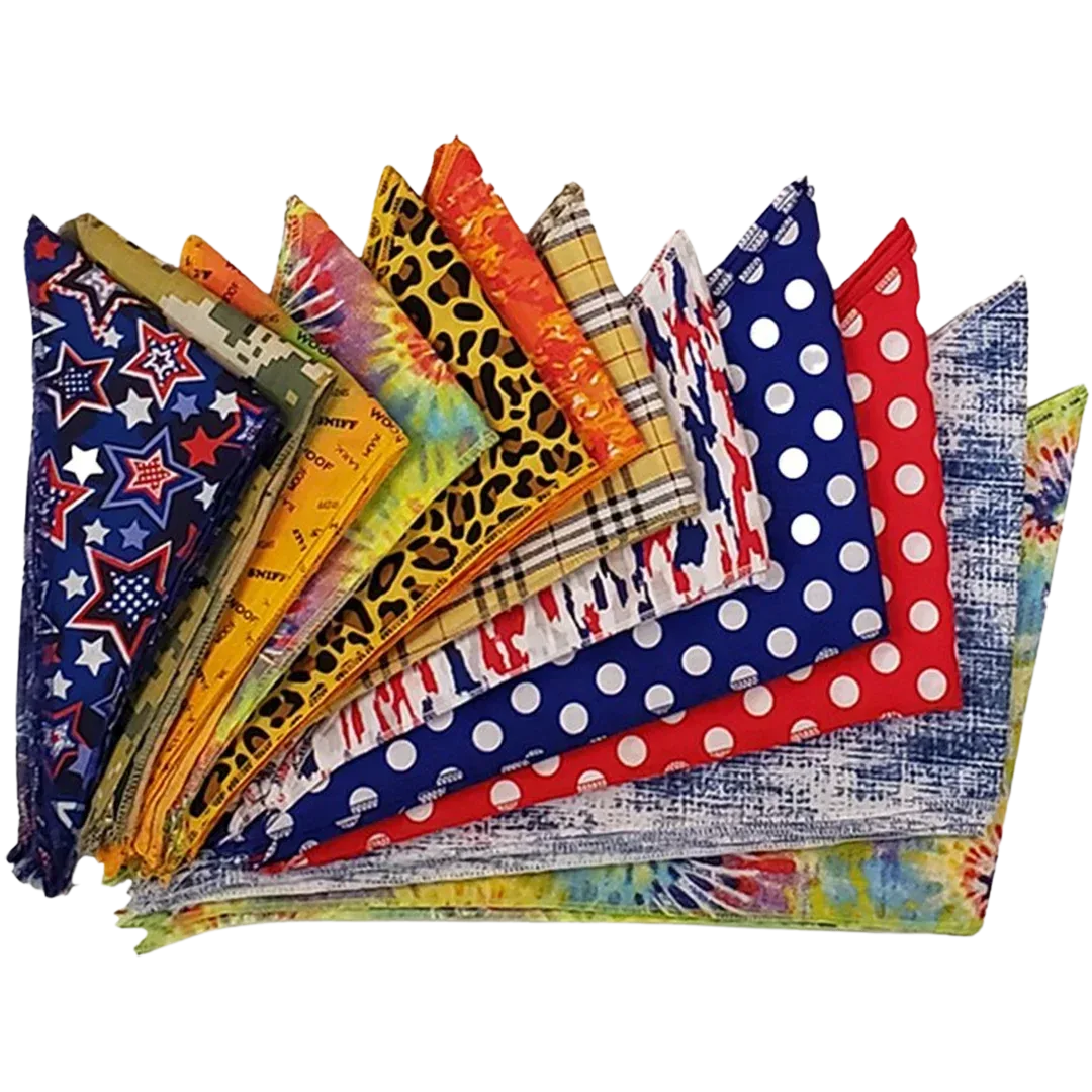 Casual Bandanas - 60 Assorted Sizes and Patterns by Bandanas Unlimited - Image 2