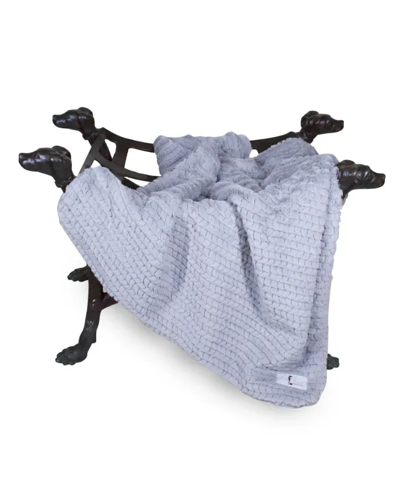 Paris Dog Blanket in Sterling (Made in the USA) - Image 2
