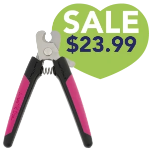 Nail Trimmer Black and Fuschia Large by Aussie Dog