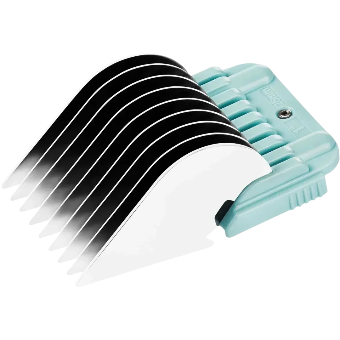 1" Snap-on Stainless Steel Comb 25mm by Heiniger