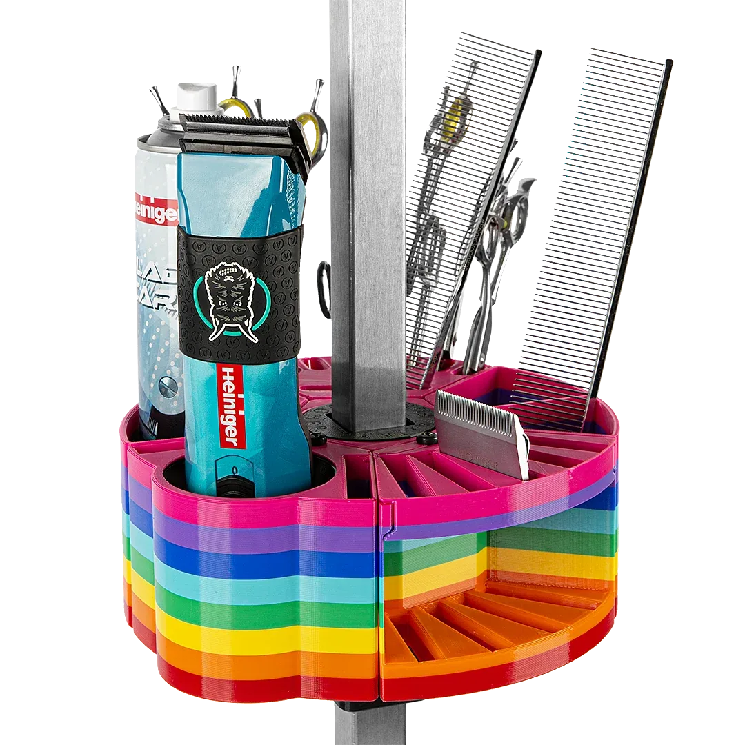 Houndabout Round Tool Caddy Rainbow by Vanity Fur - Image 2