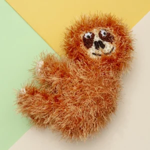 Hand Crochet Sloth Dog Toy