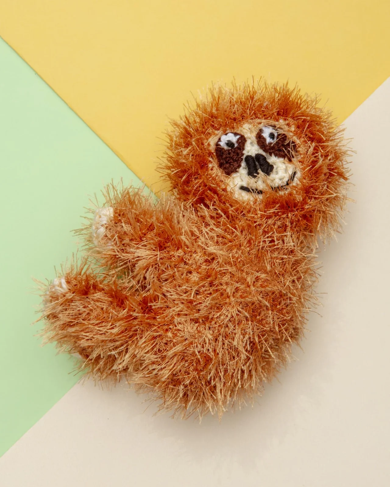 Hand Crochet Sloth Dog Toy