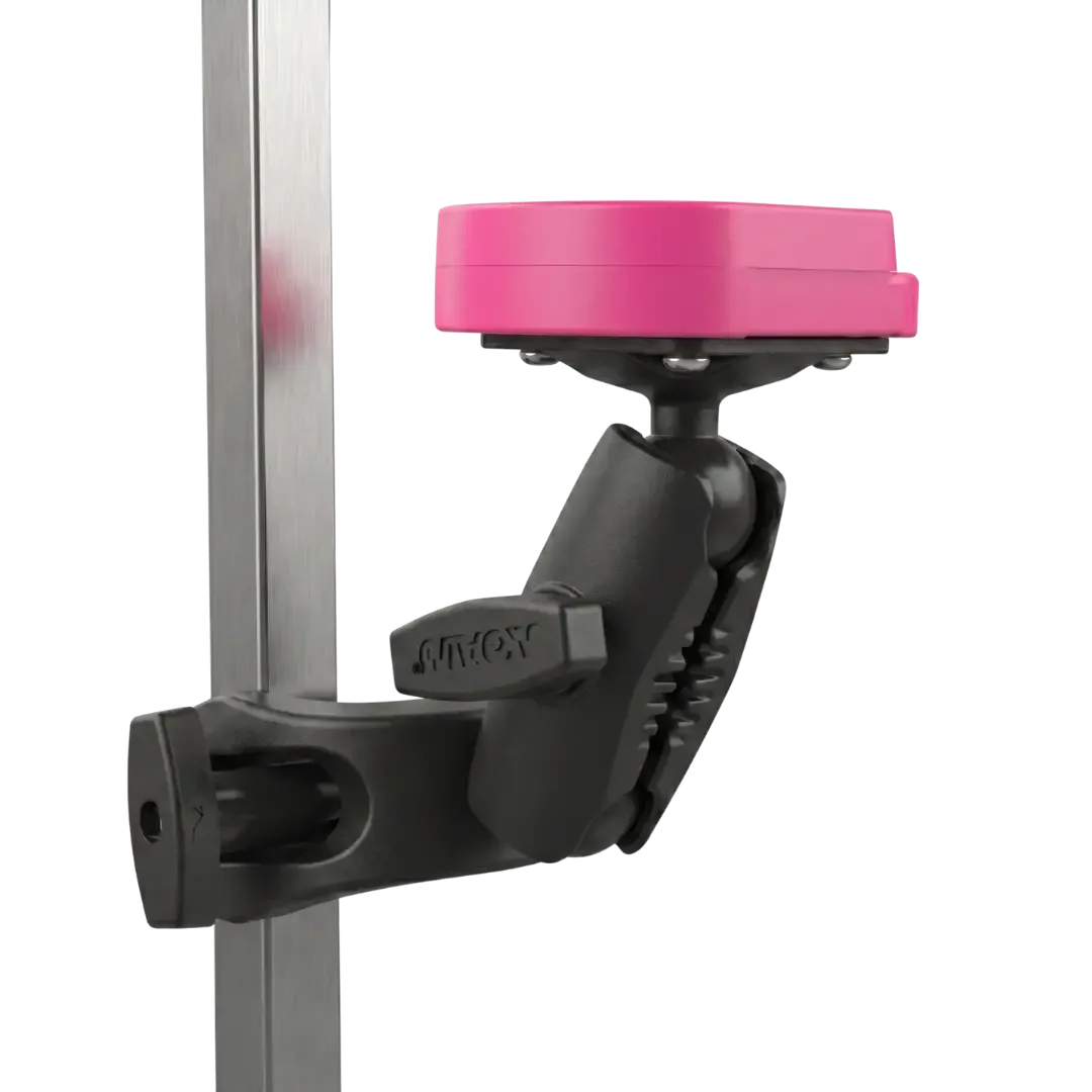 Clip It Dryer Holder Attachment Black and Pink by Handle It