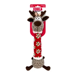 KONG Holiday Shakers Luvs Reindeer Dog Toy Medium