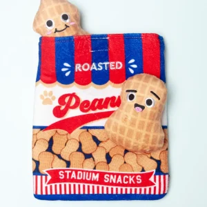 Peanuttin' But Fun Squeaky Plush Dog Toy Set