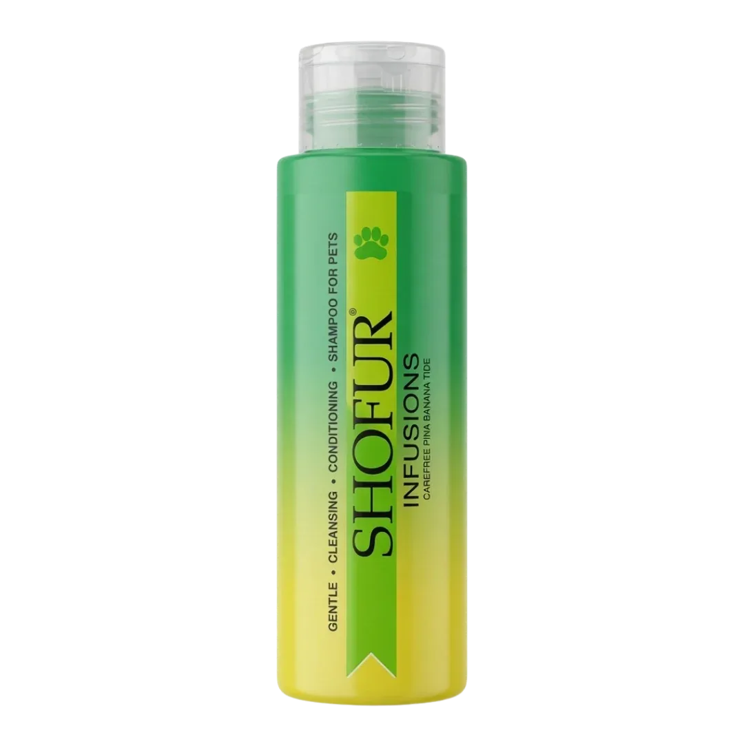 Shofur Infusions All-in-One Shampoo Carefree Pina Banana Tide 18oz by Best Shot - Image 2