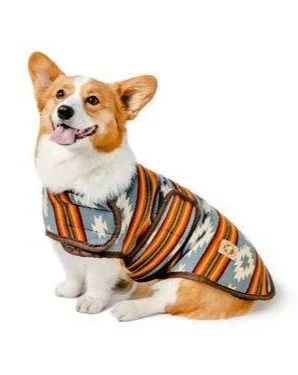 Denim Sunset Blanket Dog Coat <> - Image 2