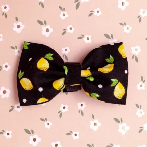 Dog Bow Tie w/ Lemons (Made in the USA) (FINAL SALE)