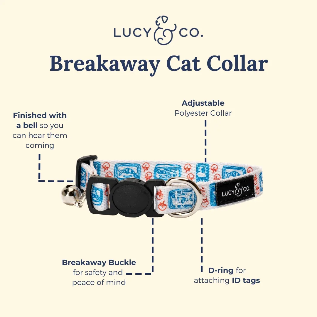 Tinned Fish Breakaway Cat Collar - Image 2