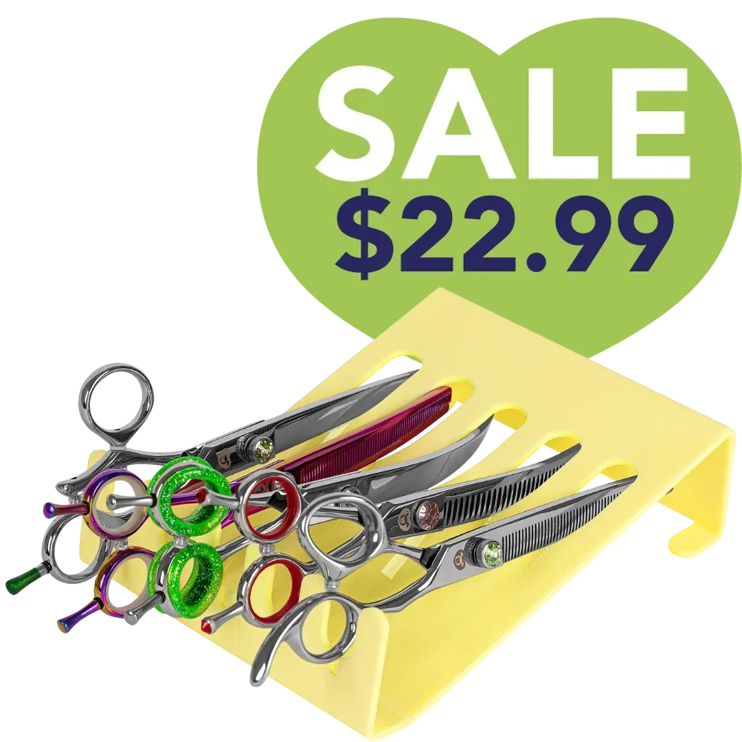5 Scissor Holder Drawer and Table Yellow by PetStore.Direct
